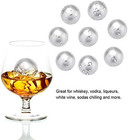 Reusable Stainless Steel Ice Spheres Chills Wine Whiskey Drink Chiller Stones Ro