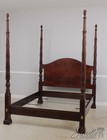 72497  Henkel Harris Mahogany Model 199 Carved Queen Size Poster Bed