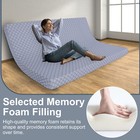 Zikebtuy Full Size Futon Mattress 5 Inch - Memory Foam For Sofa Bed   Frame 