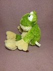 16  Dandee Dan Dee Floppy Green Cream Frog Pot Belly Plush Stuffed