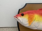 Custom Gemmy Big Mouth Billy Bass Singing Fish Red Works Read