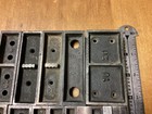 Metal Letterpress Furniture - 18 Pieces  All Metal - Misc  Sizes - Lot N