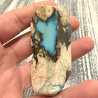 Bisbee Turquoise In Quartz Rough Specimen - 113 Grams