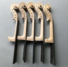 4 4 Violin Neck With Violin Fingerboard Flame Maple Violin Head Diy  Violin
