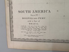 South America Vi  Bolivia  Peru  Brazil  Original Antique Map Sduk 1840