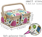 Sewing Basket With Sewing Kit Accessories small Sewing Organizer Box With Suppli