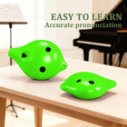 6 Hole Ocarina Musical Instrument 2 Pack Alto C Wind Flute For Beginners Youth