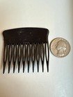Vtg Hair Comb Marked West Germany Gold Leaf Design