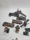 Vintage Lot Of Lead Military Soldiers Vehicles
