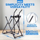 Gazelle Sprinter Low Impact Exercise Machine With Grip Pulse Fitness Tracker