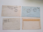 Canada Postal History 4 Covers 1929-1939 Special Delivery  Airmail  Mixed Qualit