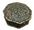 Handmade Wooden Jewelry Box Wood Trinket Storage Wood Box Mother Of Pearl Inlay