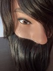 Mannequin Barber Training Head Long Hair Beard 12  Cosmetology   Barber Practice