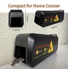 Electric Mouse Trap Indoor Reusable Humane Rat Zapper With Escape Design