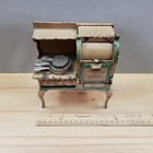 Antique Arcade Cast Iron Hotpoint Electric Stove With 3 Cast Iron Skillets