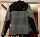New The North Face Retro Denali Fleece Hoodie Jacket Women s Size Xl Black grey