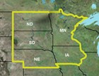 Topo Us 24k Northern Plains Map Card Covers Nd  Sd  Ne  Mn  Ia