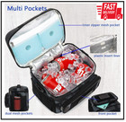 Tactical Lunch Bag Large Insulated Lunch Box Cooler Tote For Men Camo Black