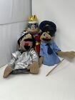 Melissa   Doug Police Officer  Queen And Knight Hand Puppet Lot Of 3 Read Desc  