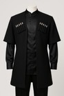 Traditional Georgian Black Satin Underclothing     Inner Layer For Chokha Outfit