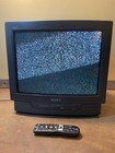 Sony Kv-20tr23 Trinitron 20  Color Vintage Crt Tv Retro Gaming W  Remote