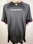 Calgary Stampeders Cfl Football Jersey New Era Men s L - Black Outlaw Stamps