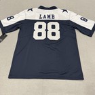 Dallas Cowboys Jersey Mens Xl Navy Nfl Football Ceedee Lamb Nike New Throwback