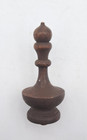 Wooden Decorative Finial Furniture Turning Decoration Old Vintage