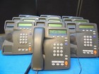 Lot Of 10 3com 2101pe Office Phones With Bases And Handsets   Rh124z