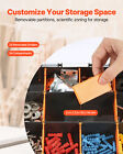 Small Parts Organizer 34-compartment Double-sided Pp Hardware Organizer Box