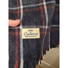100  Cashmere Vintage Plaid Scarf