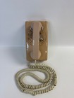 Vintage Bell System Western Electric Rotary Dial Wall Phone Beige W  Handset
