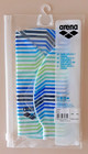 New Arena Stripes Silicone Swim Cap White  Black  Blue  Light Blue  Teal  Green