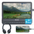 12  Car Dvd Player Back Seat Tv 5-hour Rechargeable Battery Hdmi Usb Sd Memory