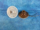 Vintage Cut Glass Clip On Ceiling Light