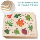 Quokka Wooden Puzzles For Toddlers 2-4 - Wood Educational Baby Game 12-18 Months