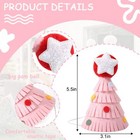 Christmas Tree Party Hat 1st Birthday Pet Hat Pink Xmas Decoration