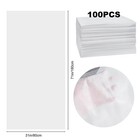 100 Pack 31  X 71  Disposable Non-woven Massage Table Bed Covers - 2-ply Wate   