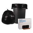 Boardwalk 527 45 Gal  1 Mil Low-density Can Liners - Black  100 carton  New