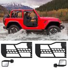 Tubular Trail Half Tube Doors W  Side View Mirror For Jeep Wrangler Tj 1997-2006