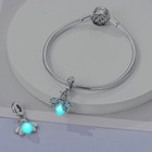 Kunsir 925 Sterling Silver Charm Glow In The Dark Firefly Dangle Bracelet Charm