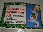Vintage 1980 Holiday Christmas Ornament Craft Kit Christmas Joy No  4032