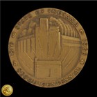 1966 Indiana Sesquicentennial Bronze Commemorative Medal -e1105