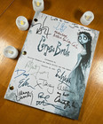 Corpse Bride Script Signed- Autograph Reprints- Johnny Depp