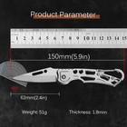 3pcs 6pcs 9pcs 15pcs 18pcs Stainless Steel Folding Camping Knife Utility Knife
