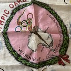 Vintage Silk Handkerchief Melbourne Olympics 1956 17 