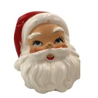 Vintage Lefton X-270 Santa Head Salt   Pepper Shakers Set Japan