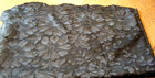 Antique Victorian Mourning Black Silk Mesh Lace French Mantilla Scarf Shawl  80 
