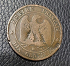 1853 France 10 Centimes Coin