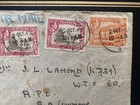 1942 Aden Wwii Dual Censored Airmail Cover Wts East Africa Command Nairobi Kenya